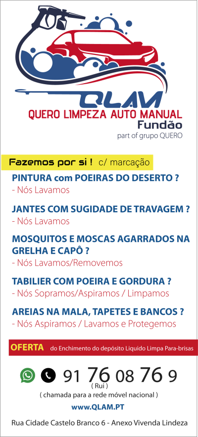 Folheto Serviços - QLAM - Fundão